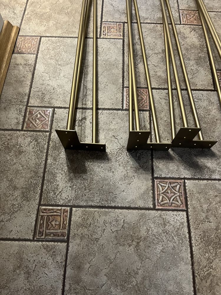 Nogi metalowe  zestaw -4 sztuki