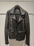 Blusão pele biker Zara