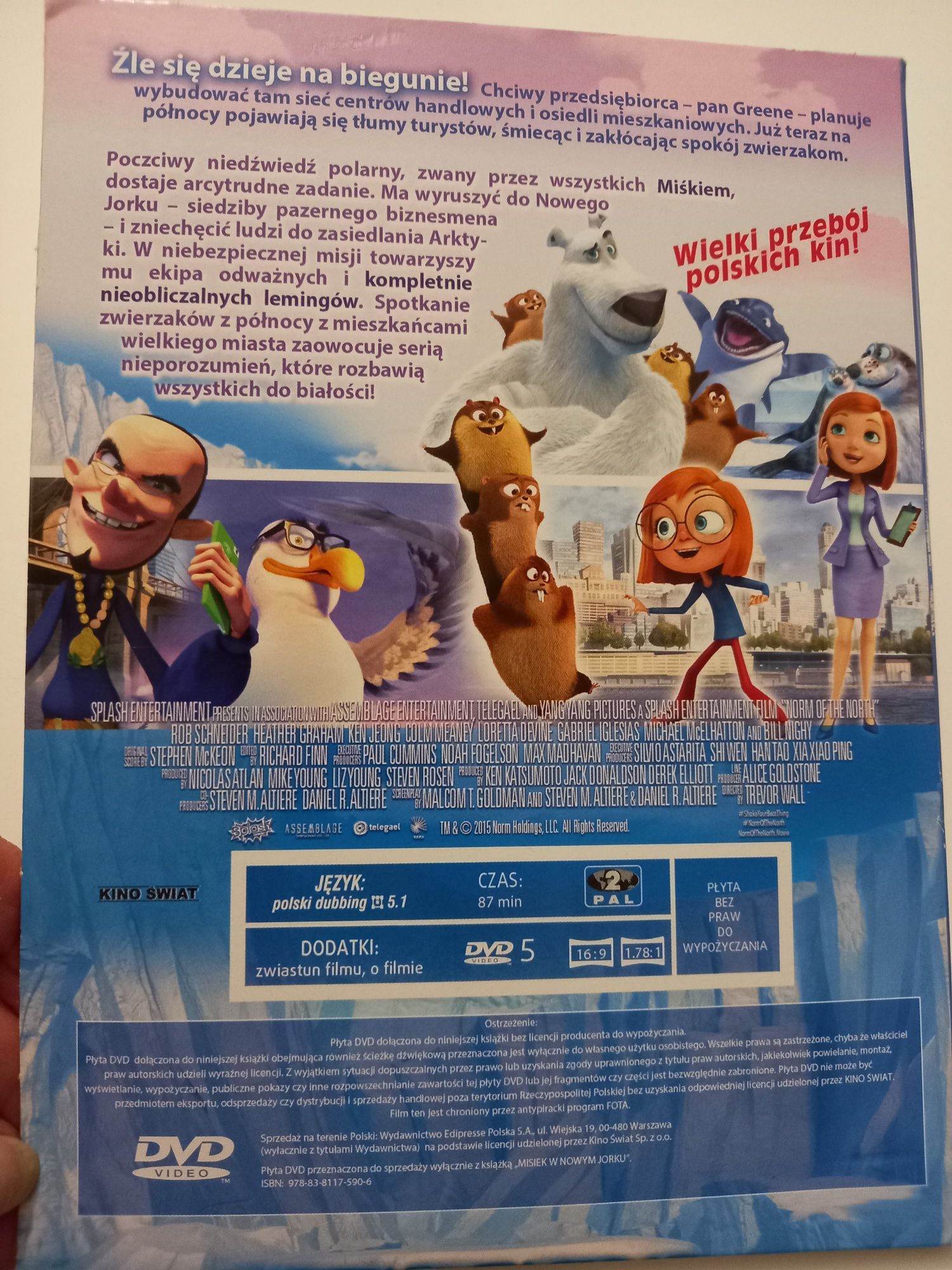 Misiek w Nowym Jorku. Polski dubbing DVD