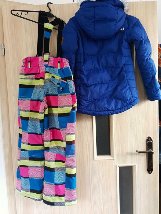 Kombinezon zimowy Wed'ze kurtka JustPlay spodnie 134/140cm cieplutki