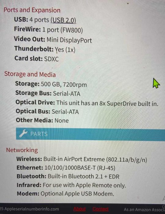 Apple iMac 21,5 inche computer 2011