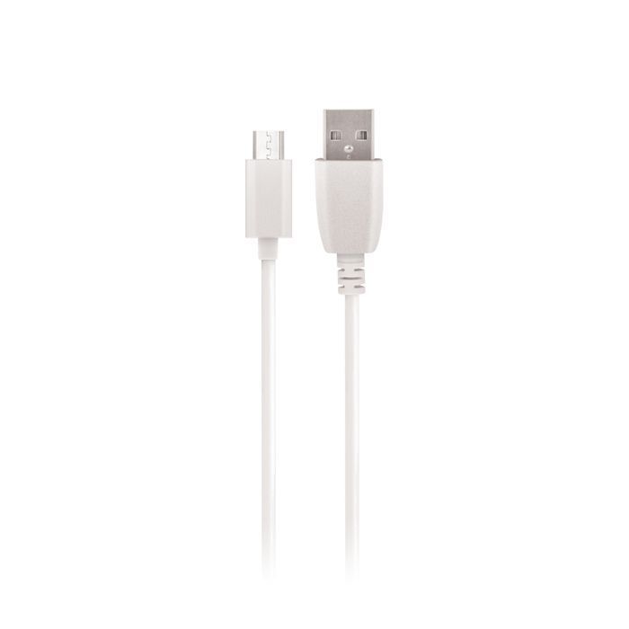 Maxlife Ładowarka Sieciowa Mxtc-01 1X Usb 2,1A Biała + Kabel Microusb