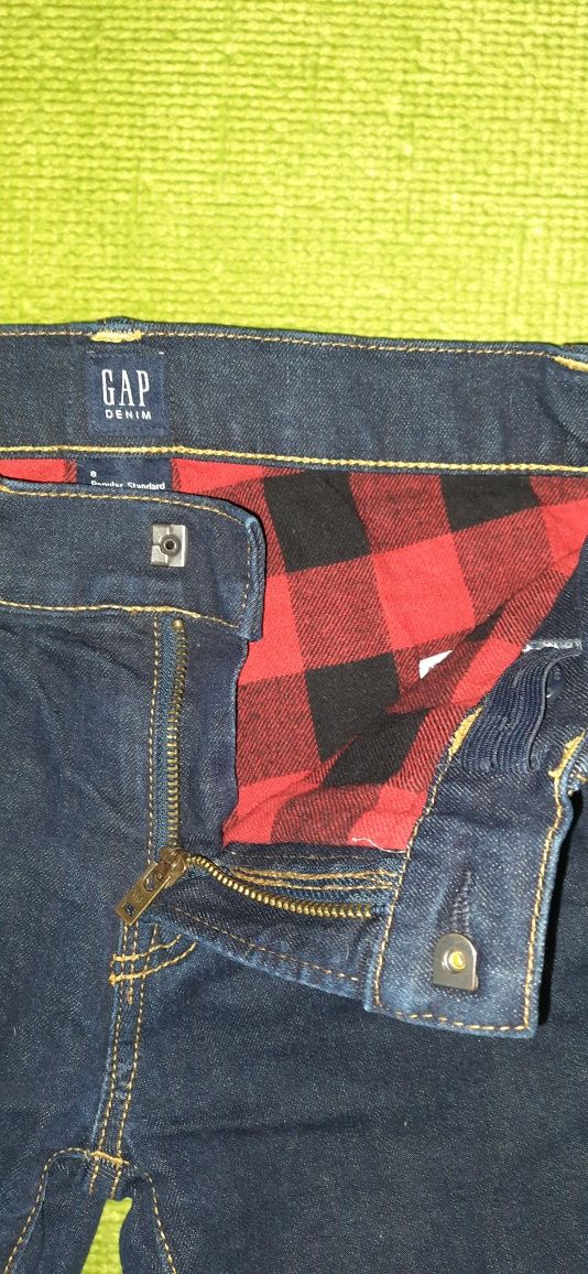 Джинсы Gap зимние утепленные 132-137 см