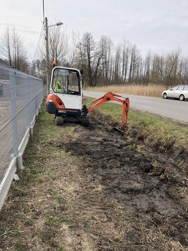 Usługi  MINIKOPARKA, WYWROTKA, glebogryzarka separacyjna,ODŚNIEŻANIE