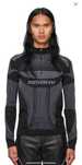 MISBHV Black Sport Europa Quarter-Zip T-shirt