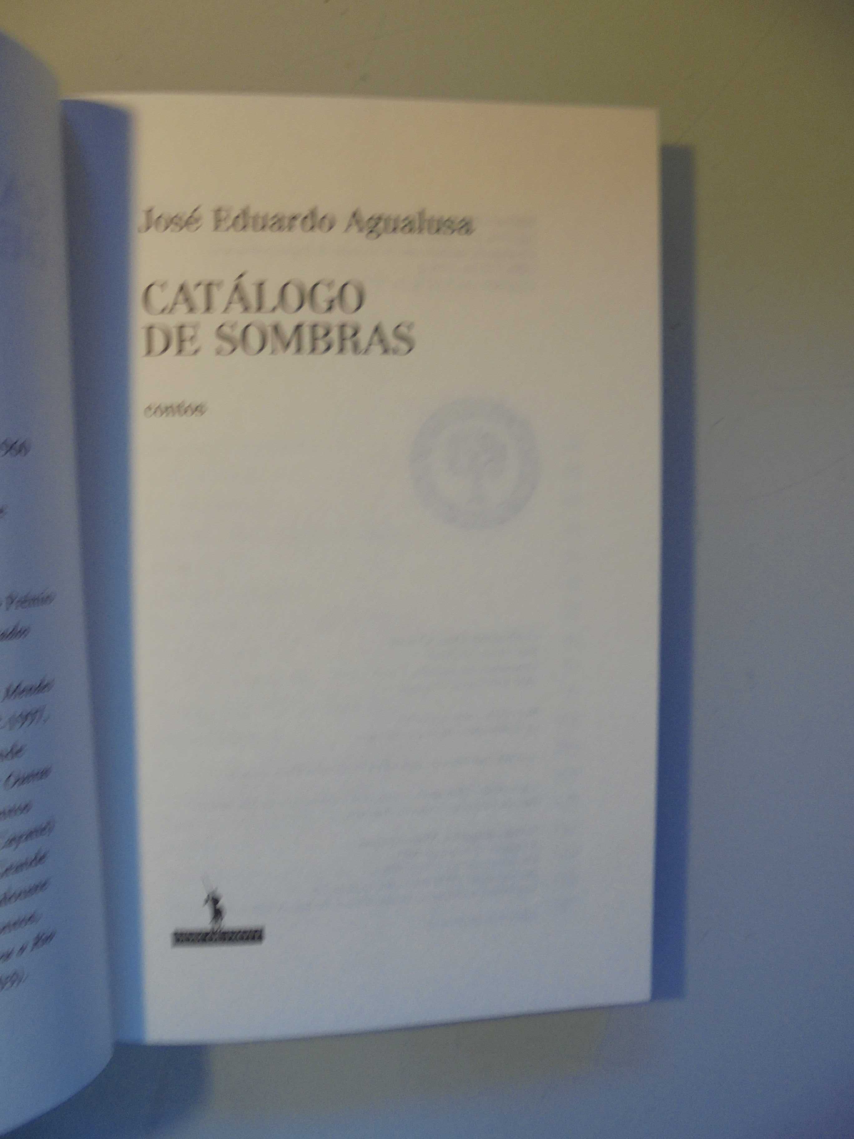 Agualusa (José Eduardo);Catálogo de Sombras