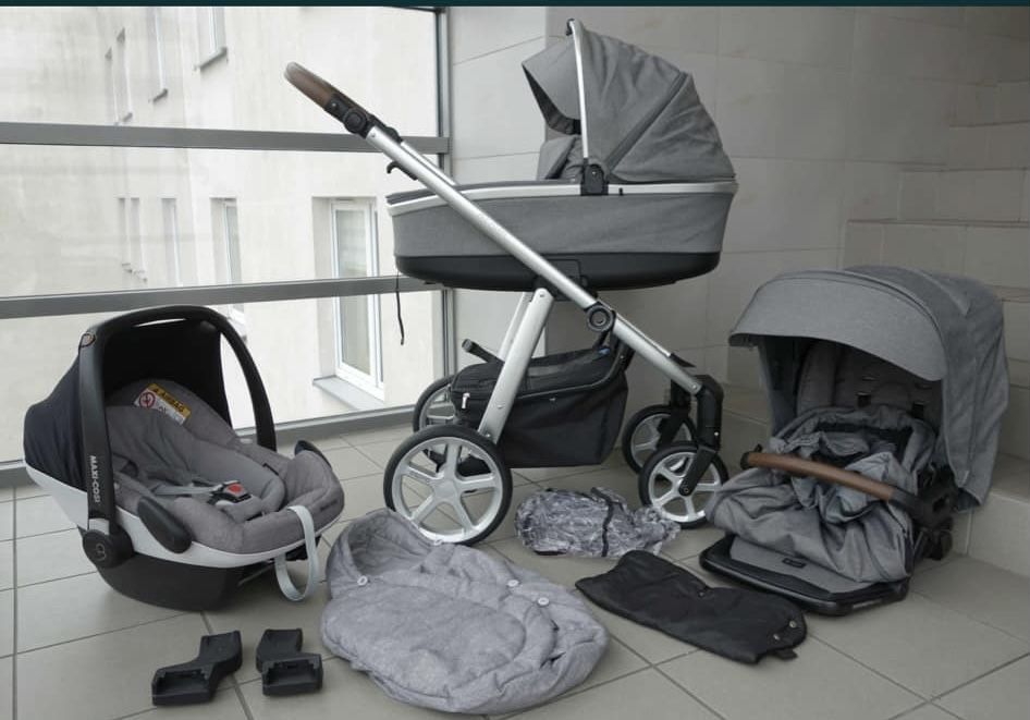 Wózek dzieciecy Espiro Next 3in1 +fotelik Maxi Cosi z isofix