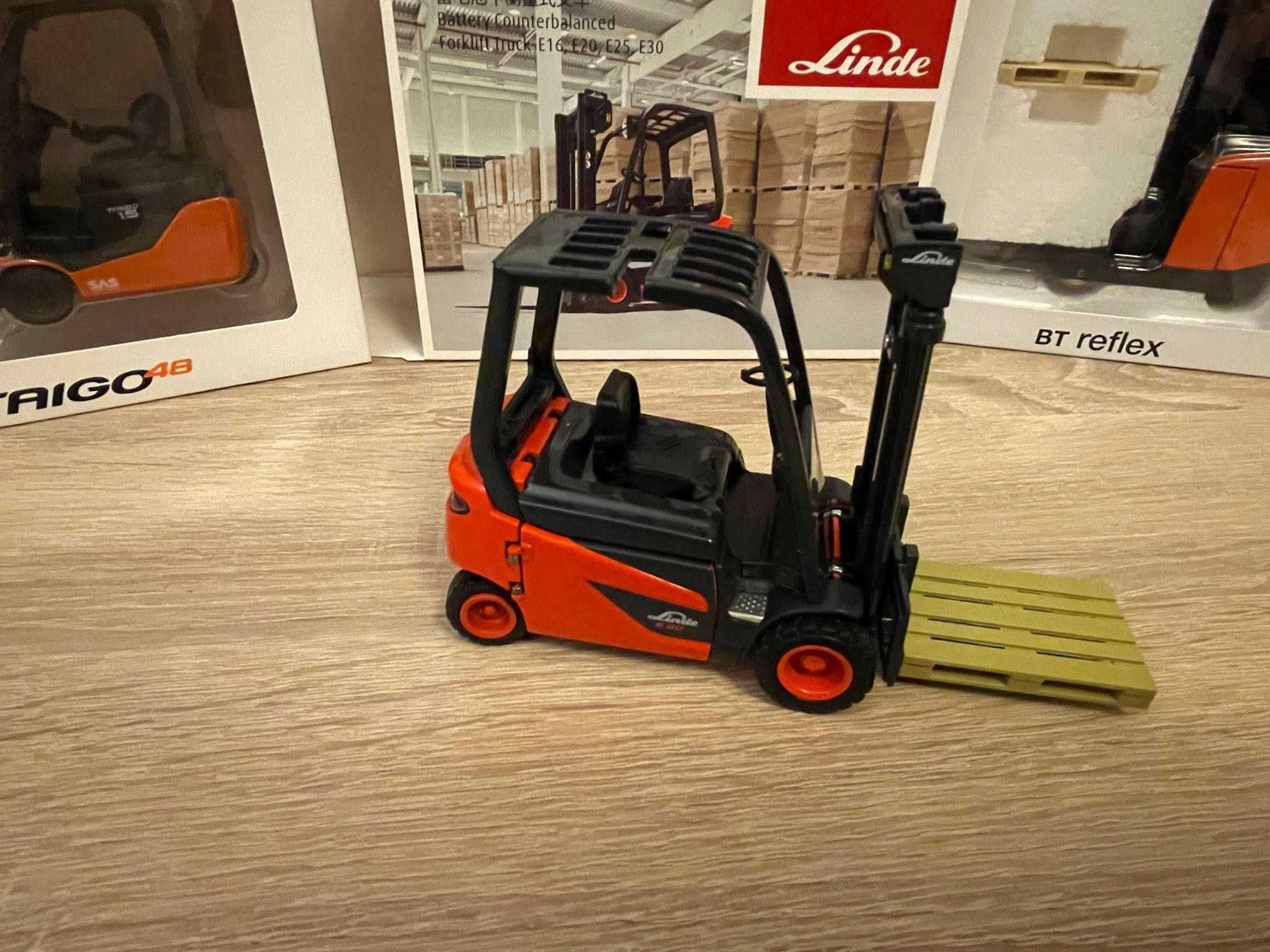 Model wózek widłowy Linde E30