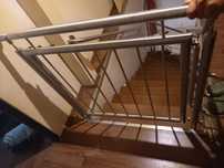 Furtka nierdzewna balkon francuski nierdzewka ze słupkiem