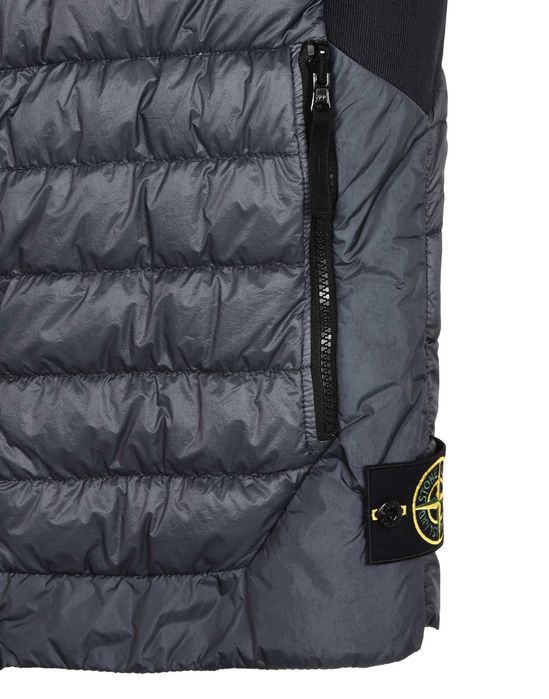 Жилет STONE ISLAND G0124 Garment Dyed Micro Yarn Down Gilet Steel Grey