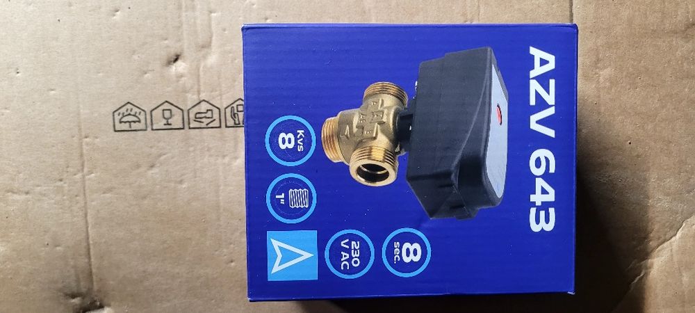 Zawór przełączający strefowy 3-drogowy Afriso AZV 643 1\" o wydajności