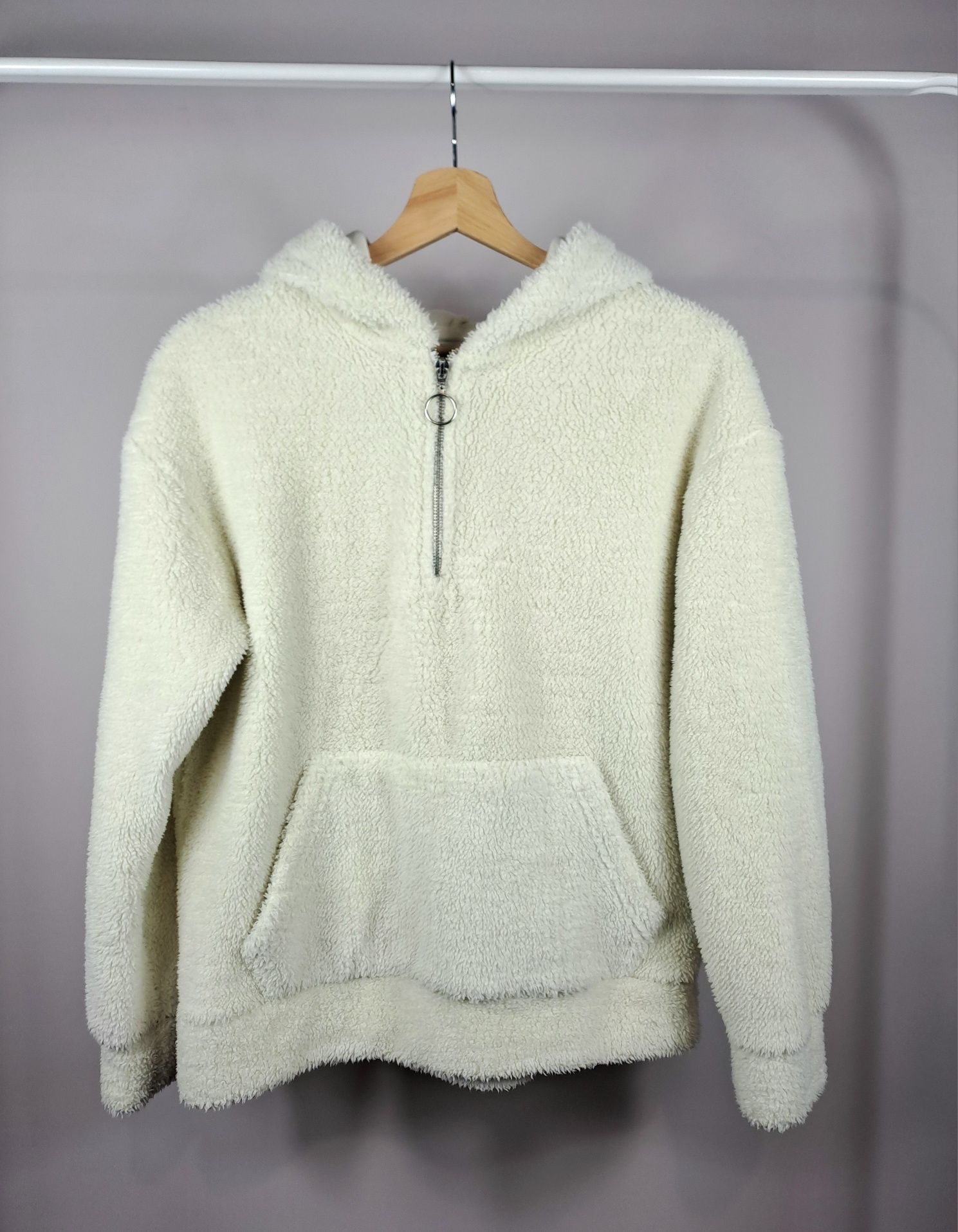 Damska unisex bluza sportowa polar szerpa sherpa Cropp r.S