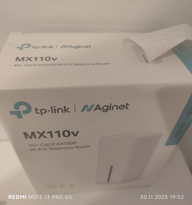 Router TP-Link MX110V WiFi 6 Lte 12