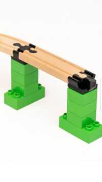 10 x przejściówka lego duplo adapter toru drewnianego