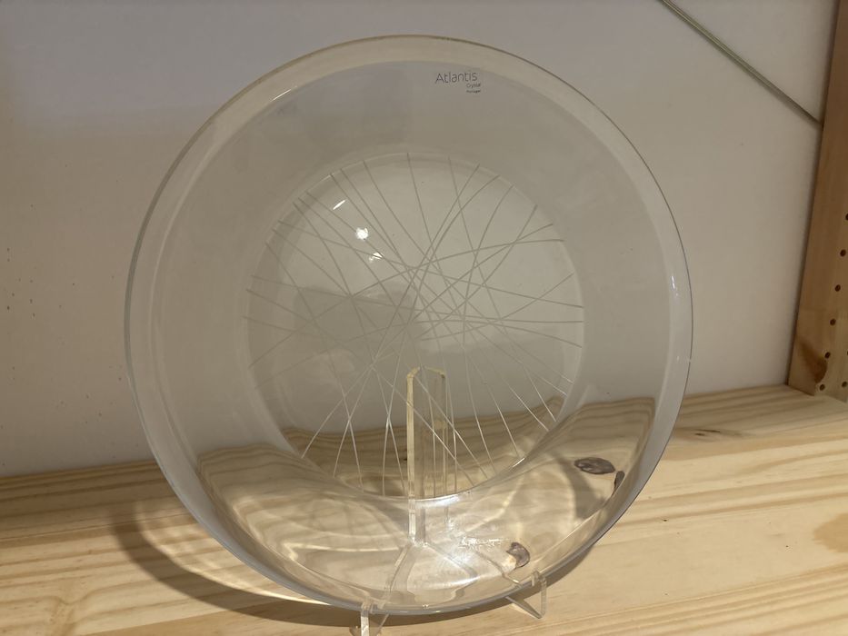 Prato Cristal Decorativo Atlantis Portugal