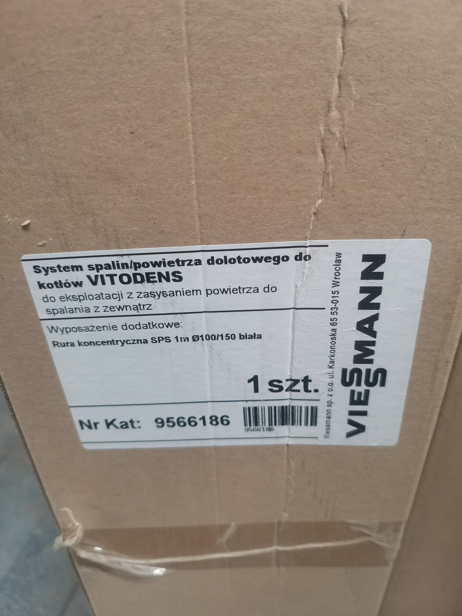 Viessmann rura koncentryczna SPS 100/150 L=1000