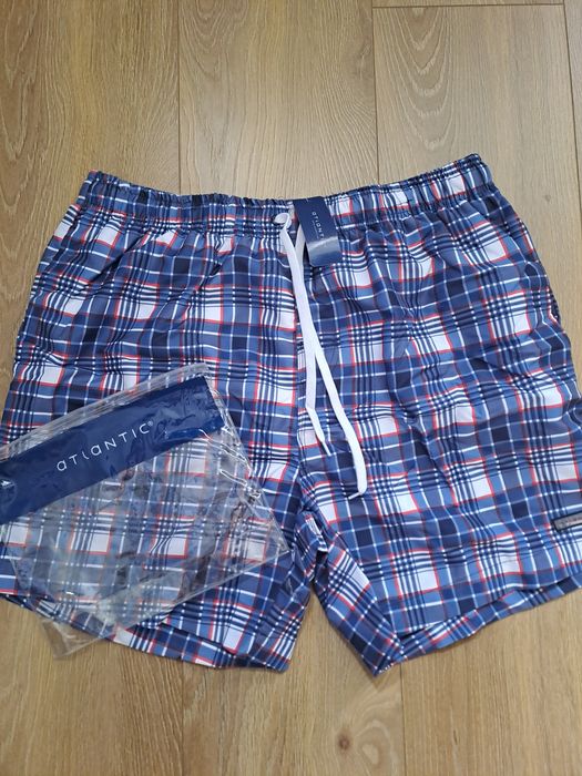 Spodenki kąpielowe Atlantic, rozmiar XXL, krata