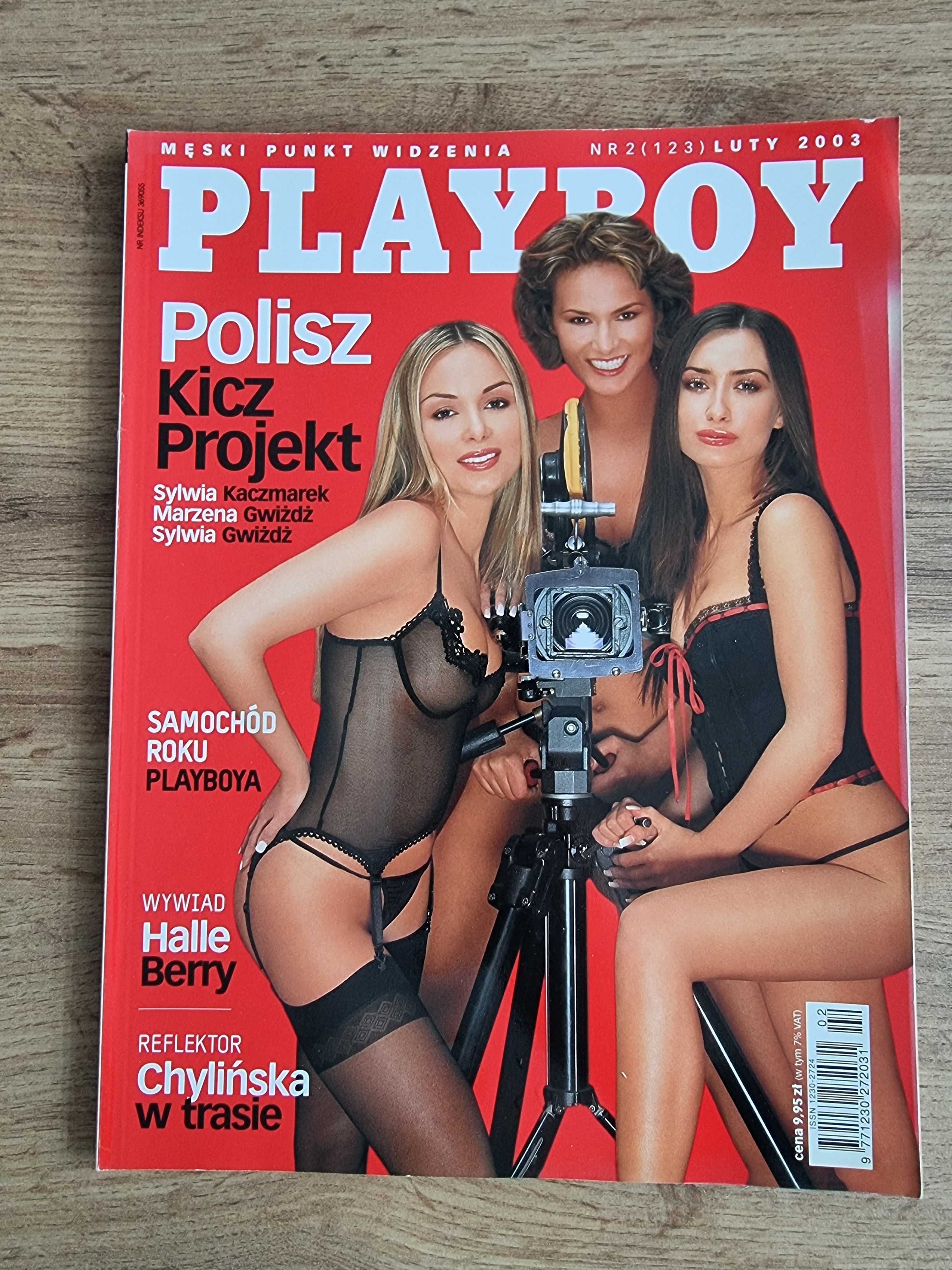 Playboy 2/2003 - Marzena i Sywia Gwiżdż, Sylwia Kaczmarek