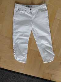 Spodnie jeansowe białe typ rybaczki rozmiar 38