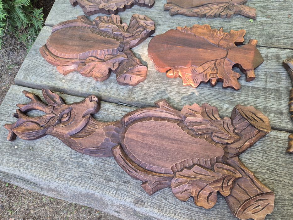 Nowa deska pod trofeum wieniec parostki podkładka poroze rogacz sarna