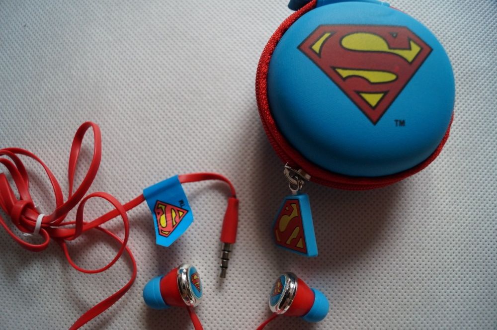 Słuchawki Superman DC Comics orginal Nowe