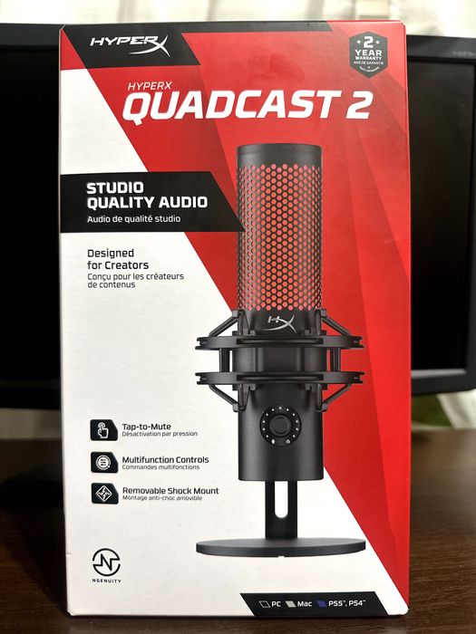 Мікрофон HyperX QuadCast 2 (новий)