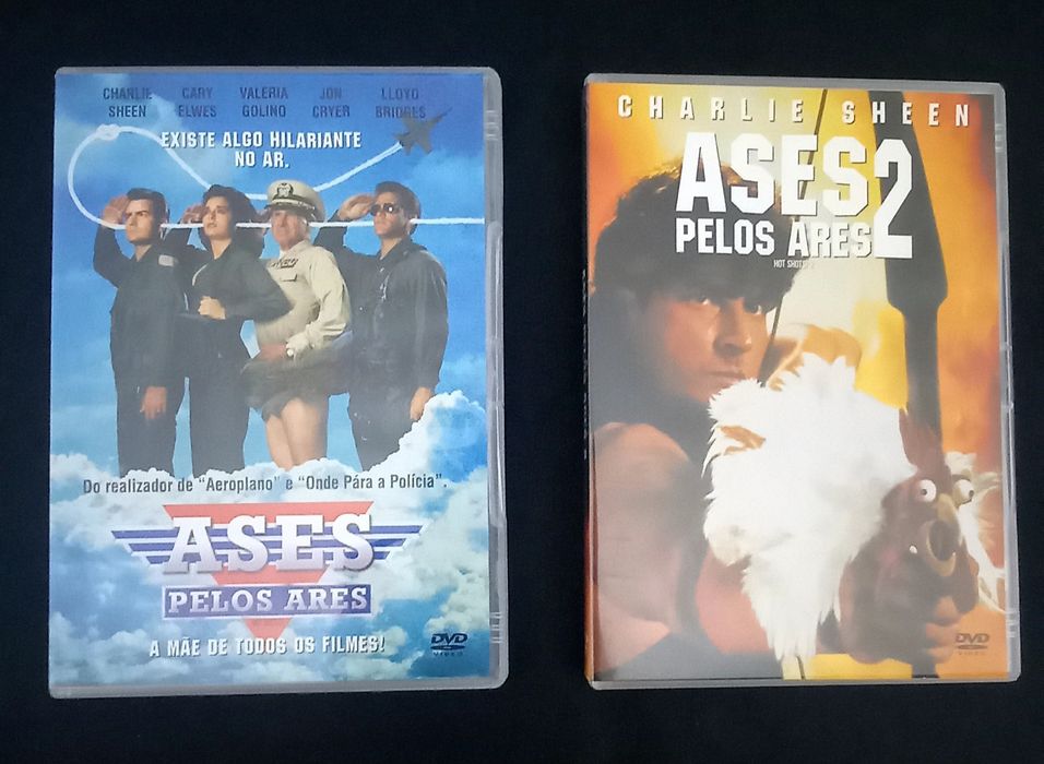 DVDs Ases pelos ares e Ases pelos ares 2