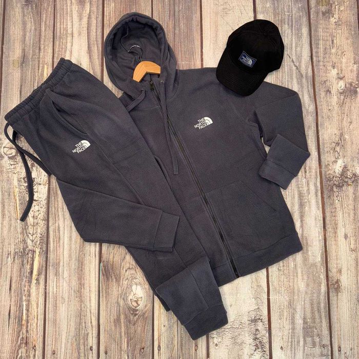 Чоловічий зимовий спортивний костюм (штани + худі) | Фліс полар, S-XXL