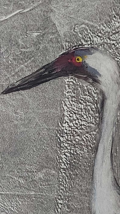 Sholeh Regna – monotyp „Whooping Crane”, 1999