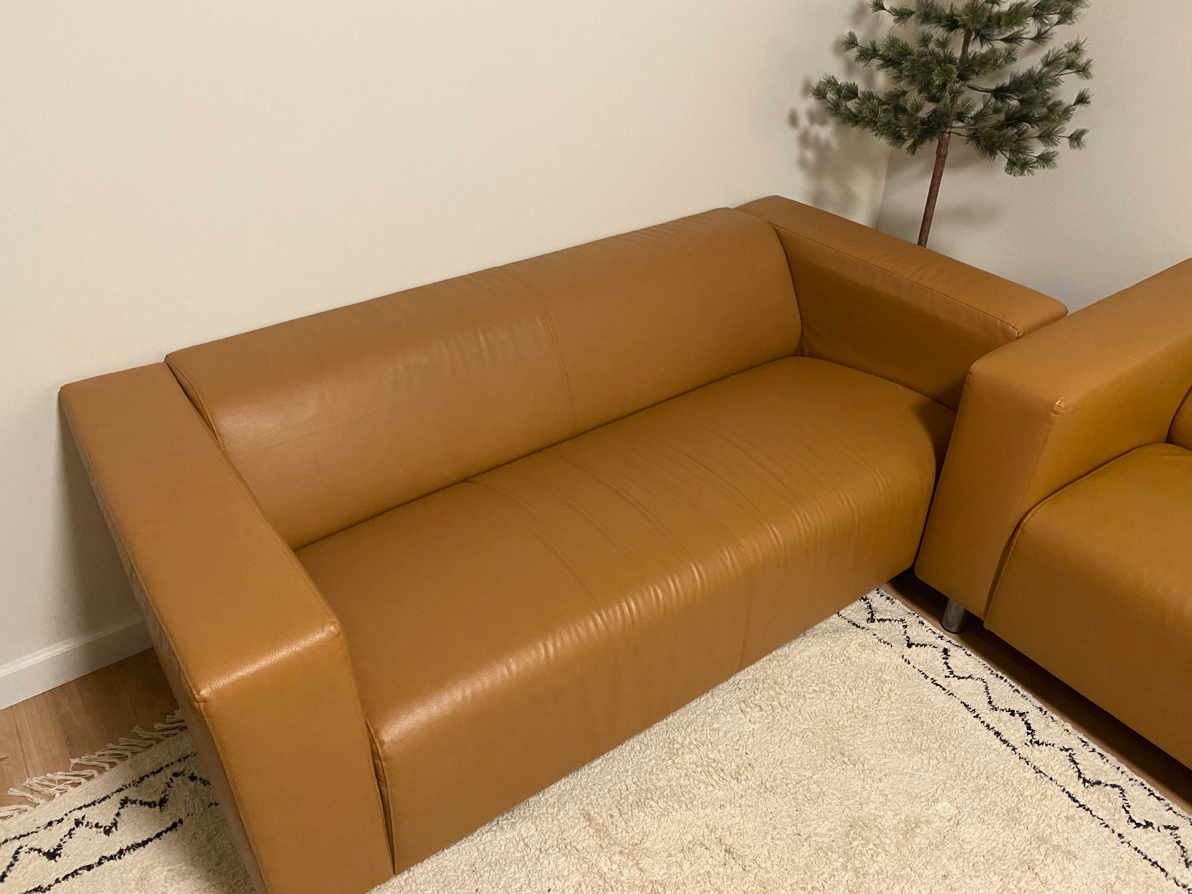 Sofa KLIPPAN ekoskóra IKEA