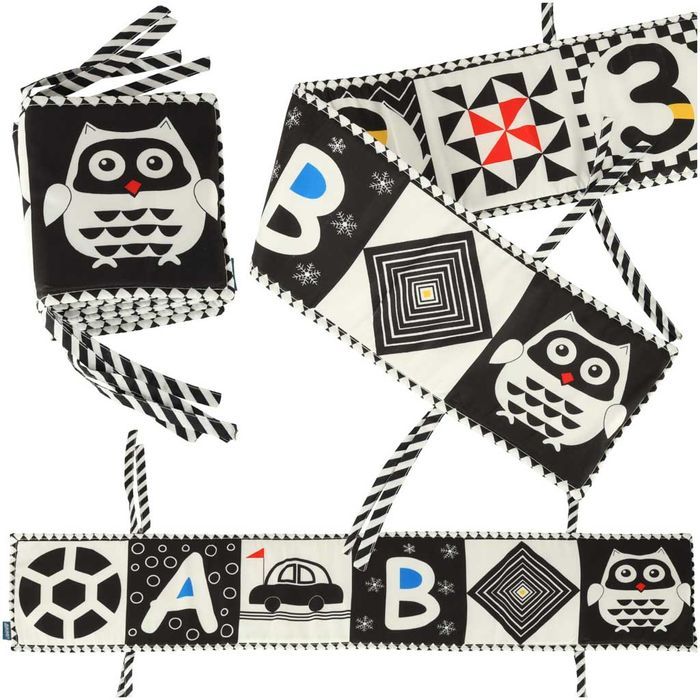 Książeczka Sensoryczna Ochraniacz do Łóżeczka Mata Edukacyjna