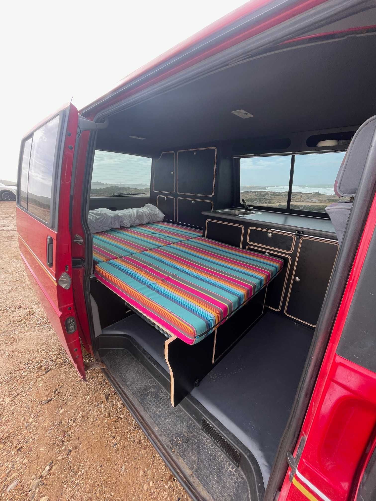 Revamped Red Roamer: Your Volkswagen T4 Campervan Adventure Awaits