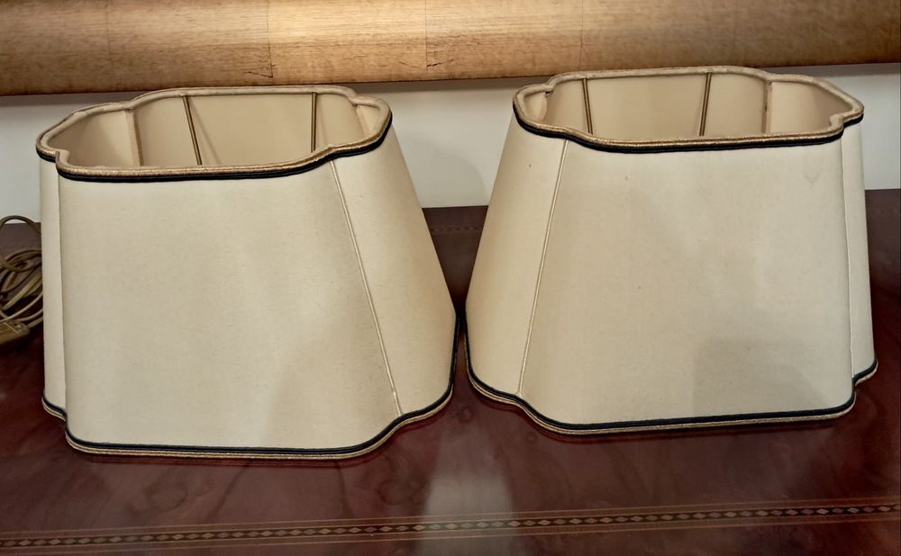 Conjunto candeeiros porcelana Porart