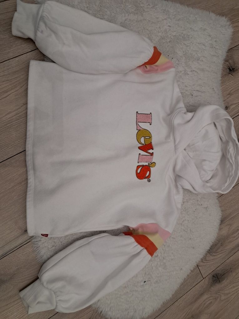 Biała bluza levisa roz 140