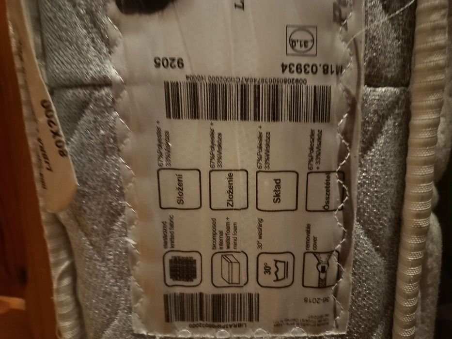 Materac 80/200 Wygodne Włoskie 2 szt