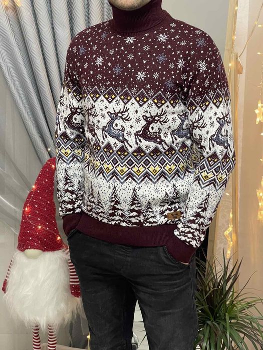 Светри з оленями нарядні Турція 44-56