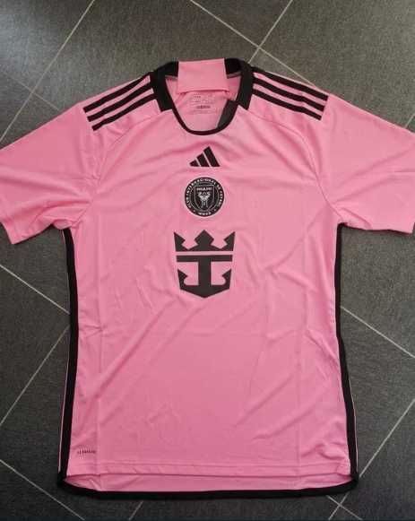 Koszulkakibiców w stylu Messiego w różowym kolorze dla Inter Miami