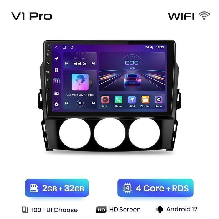 Radio nawigacja Mazda MX-5 MX5 III 3 2008 - 2015 Android Carplay 2GB