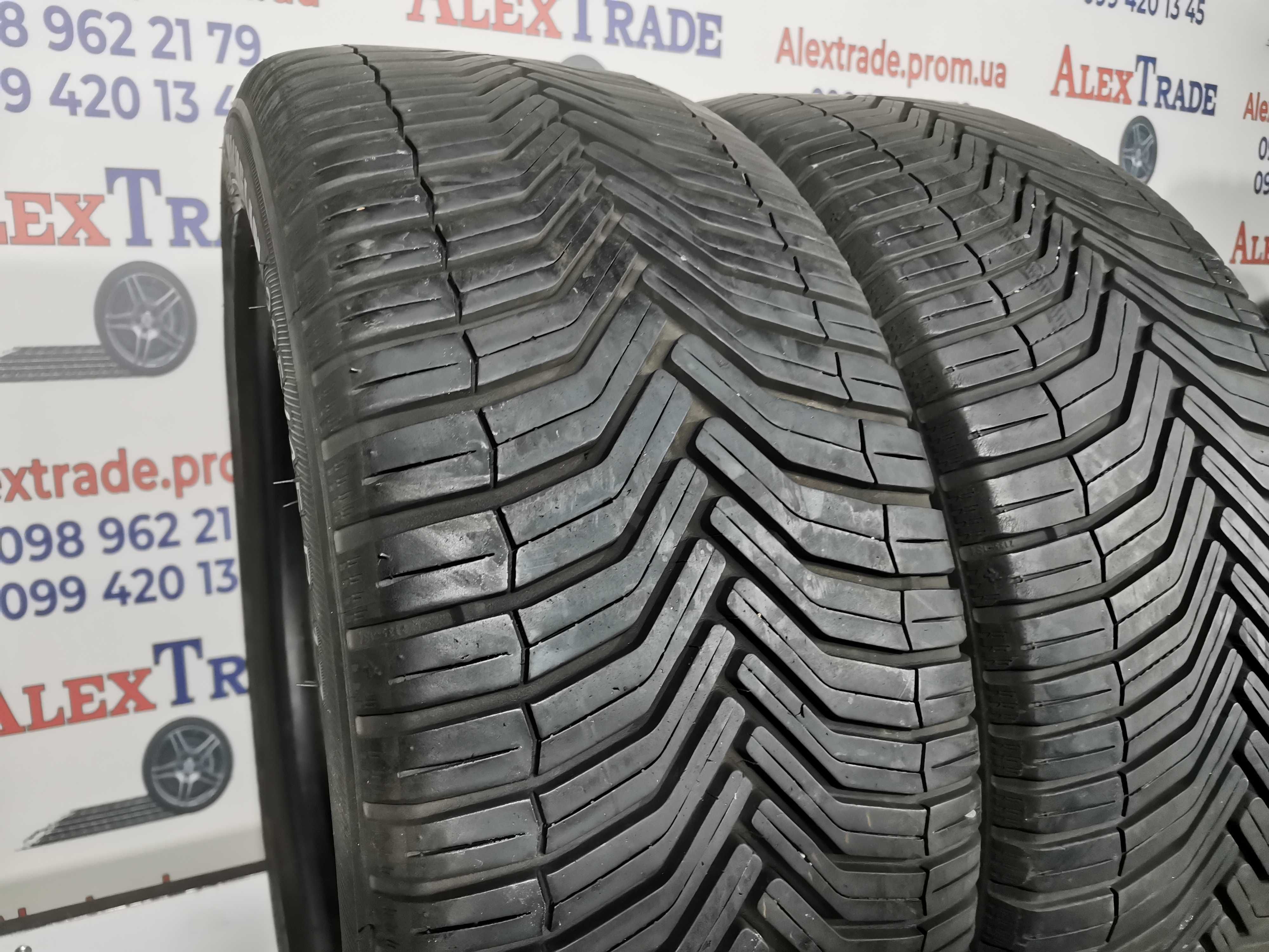 2 шт. 225/45 R17 Michelin CrossClimate шини б/у