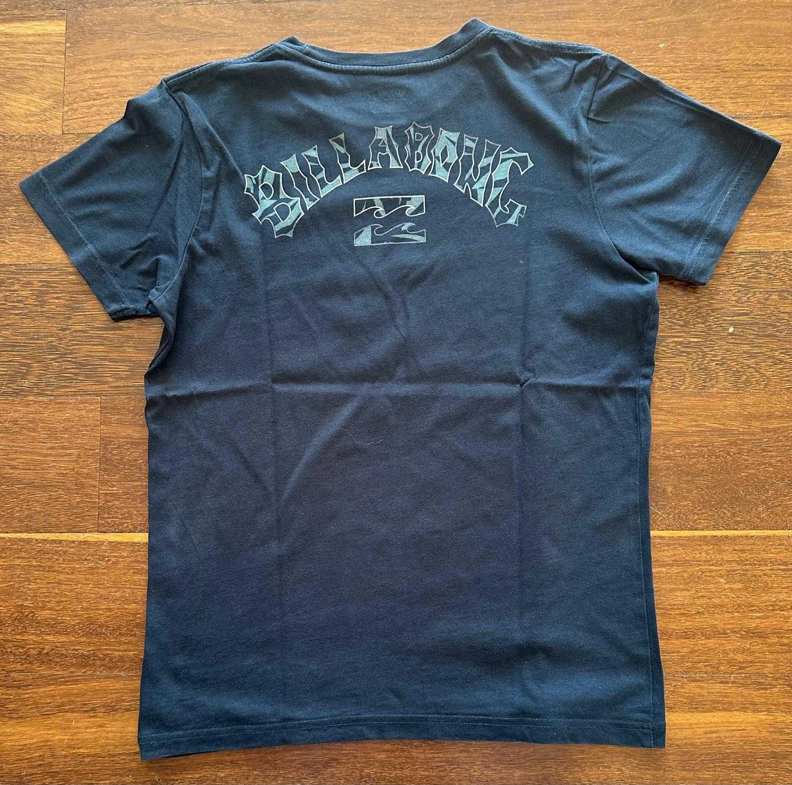 t-shirt bilabong preta tamanho 12