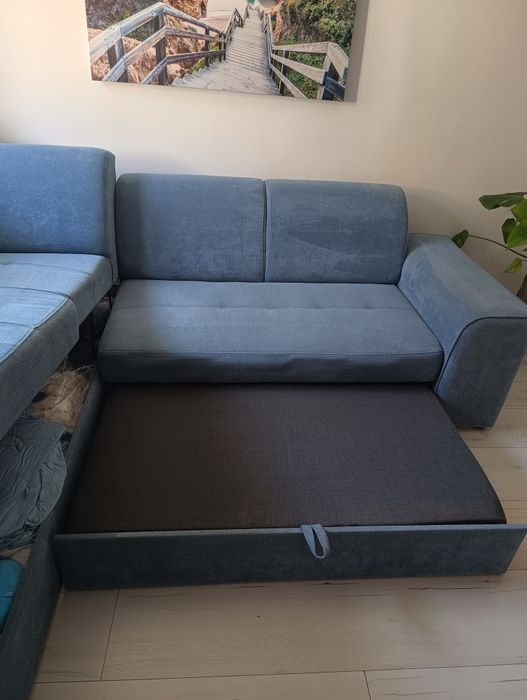 Narożnik z funkcją spania