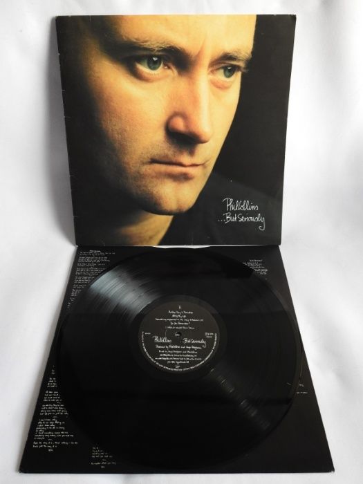 Phil Collins ‎But Seriously LP 1989 UK пластинка Великобритания EX+