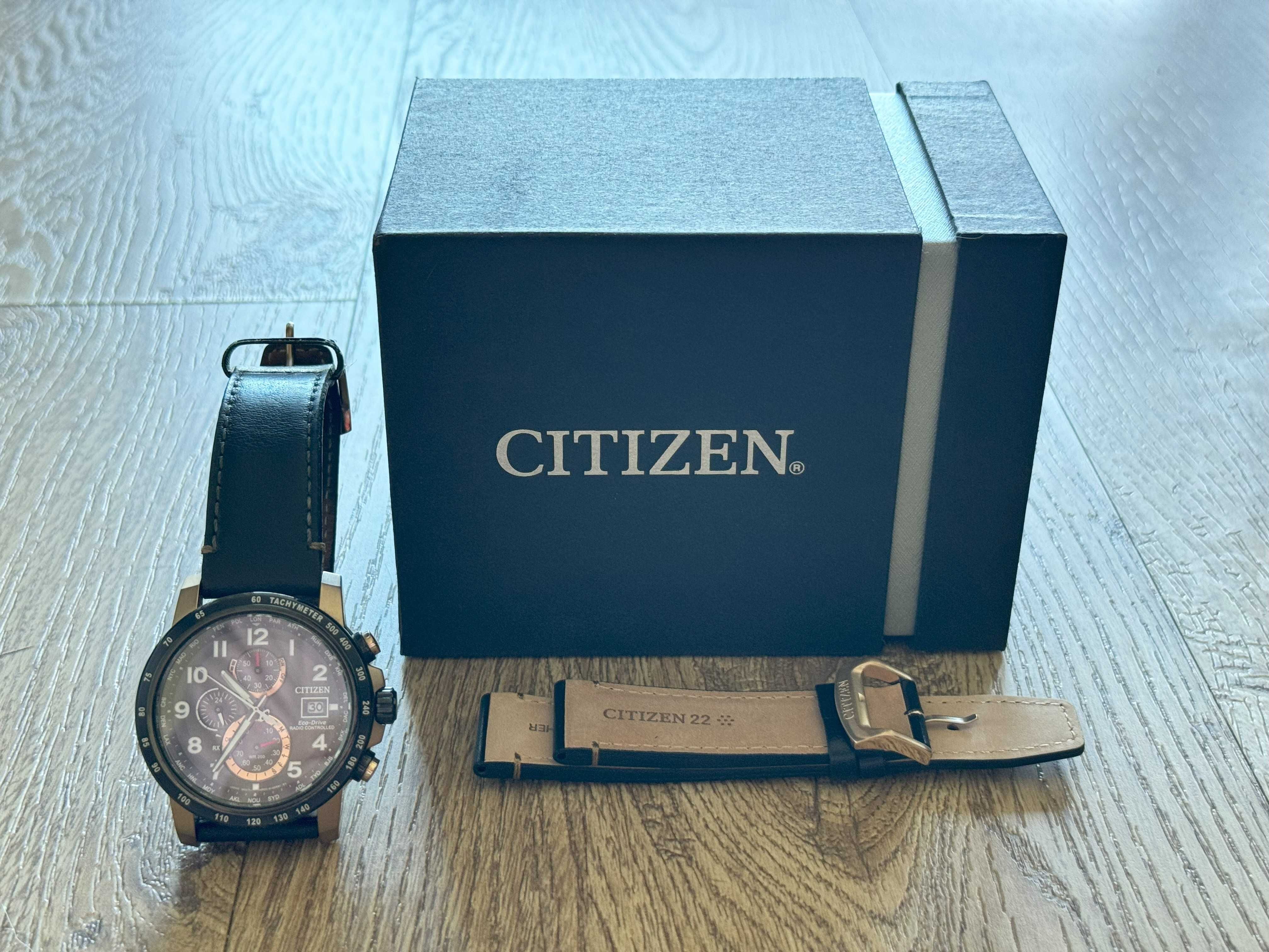 Zegarek męski Citizen Eco-Drive, elegancki sportowy casual na co dzień