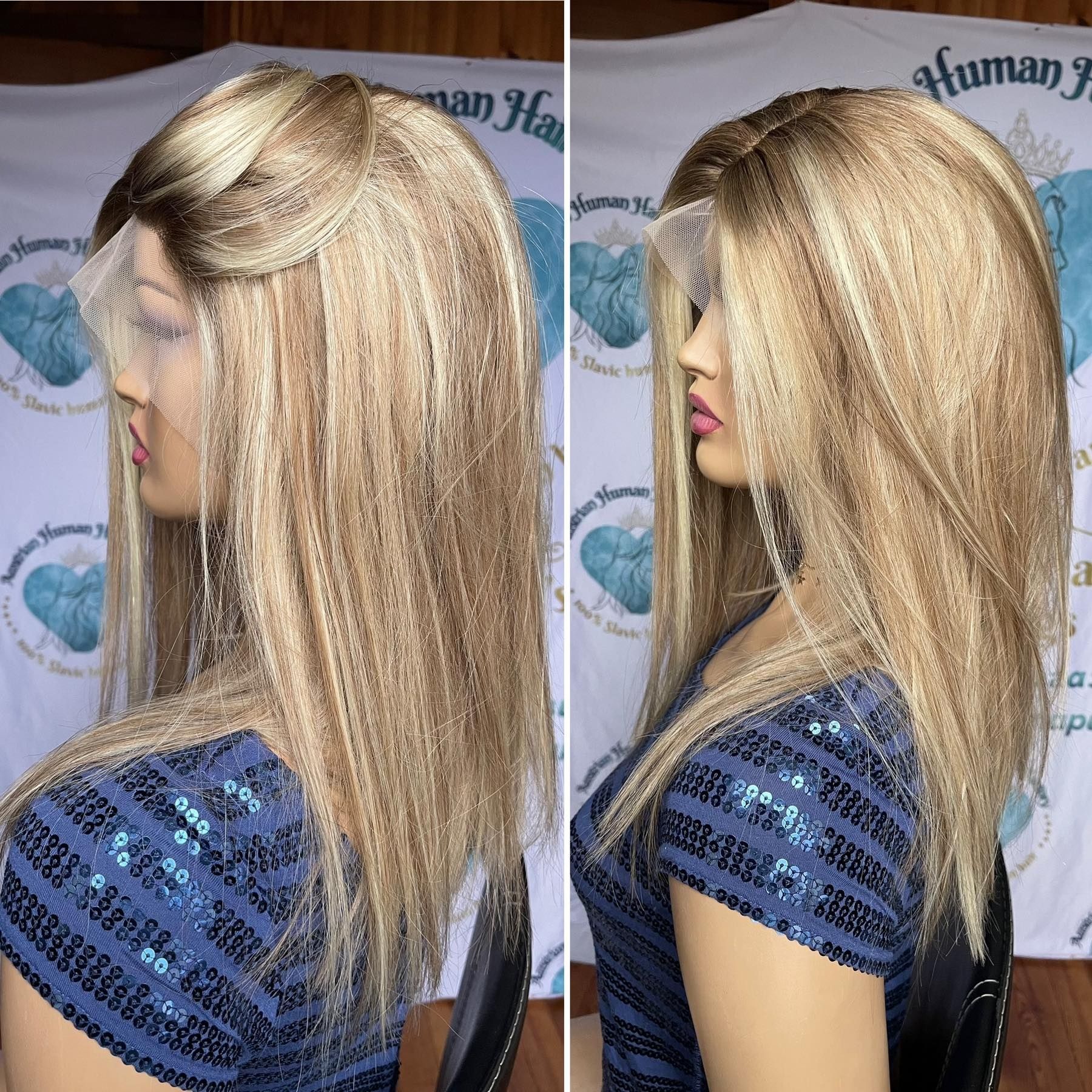 Натуральный парик имитация кожи славянские детские волосы пепел блонд