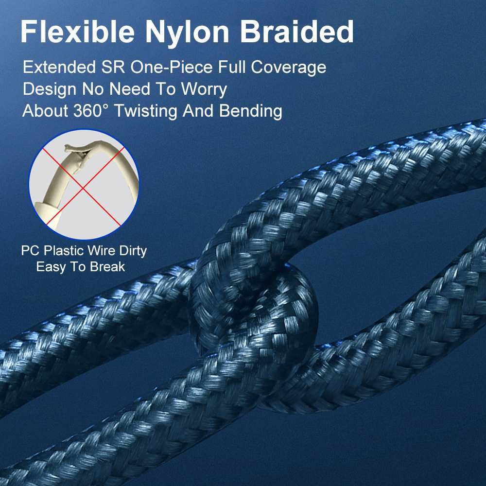 Kabel USB - USB typ C długi 2m wytrzymały NOWY