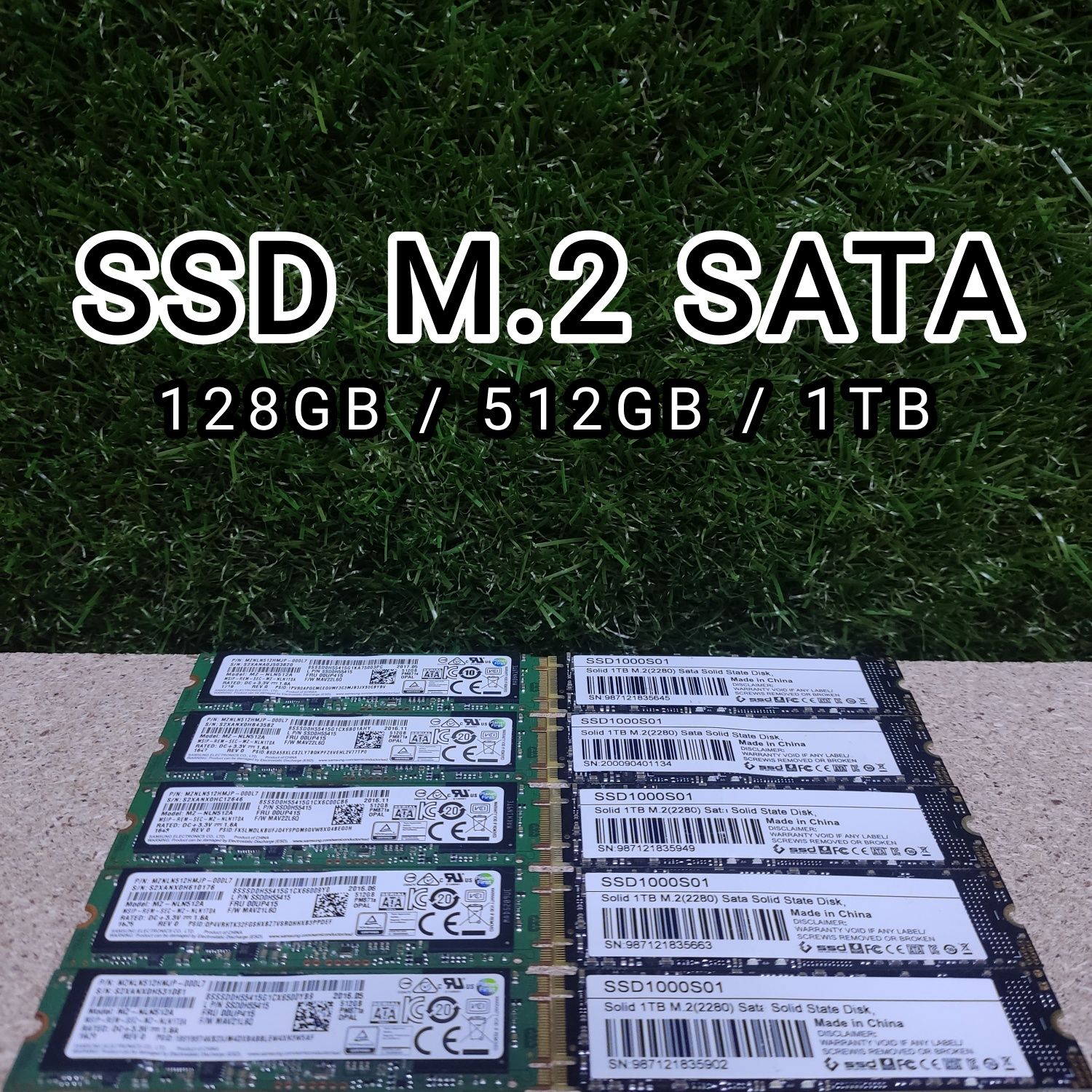 Накопичувач (диск) SSD M.2 SATA 256GB (512GB, 1TB)