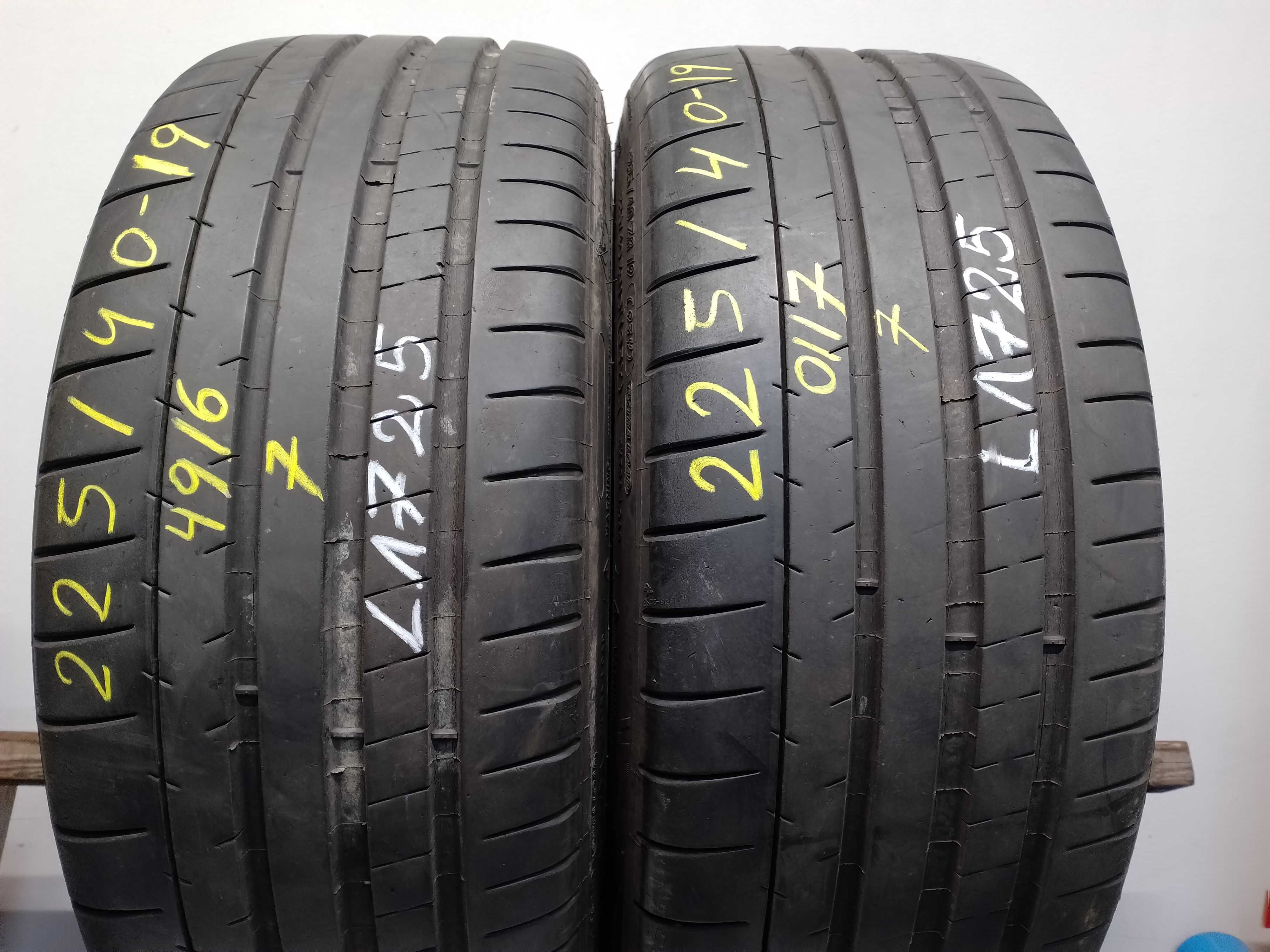 225/40 19 Michelin Pilot Super Sport 0117/4916 Obrzycko L1725