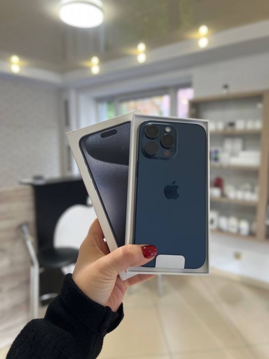 Apple iPhone 15 Pro Max 512GB Blue Titanium | ГАРАНТІЯ ВІД МАГАЗИНУ!