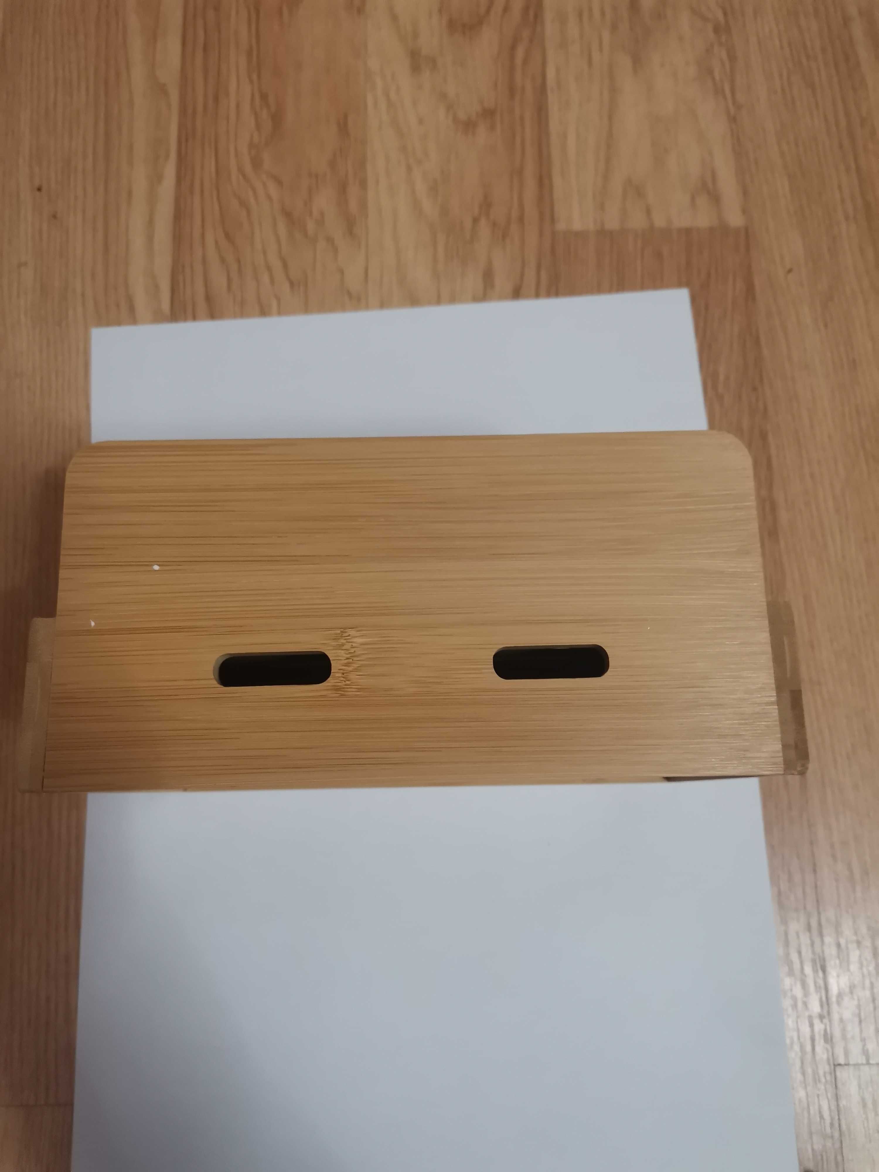 Bambusowa stacja ładująca do telefonu tabletu RD30832