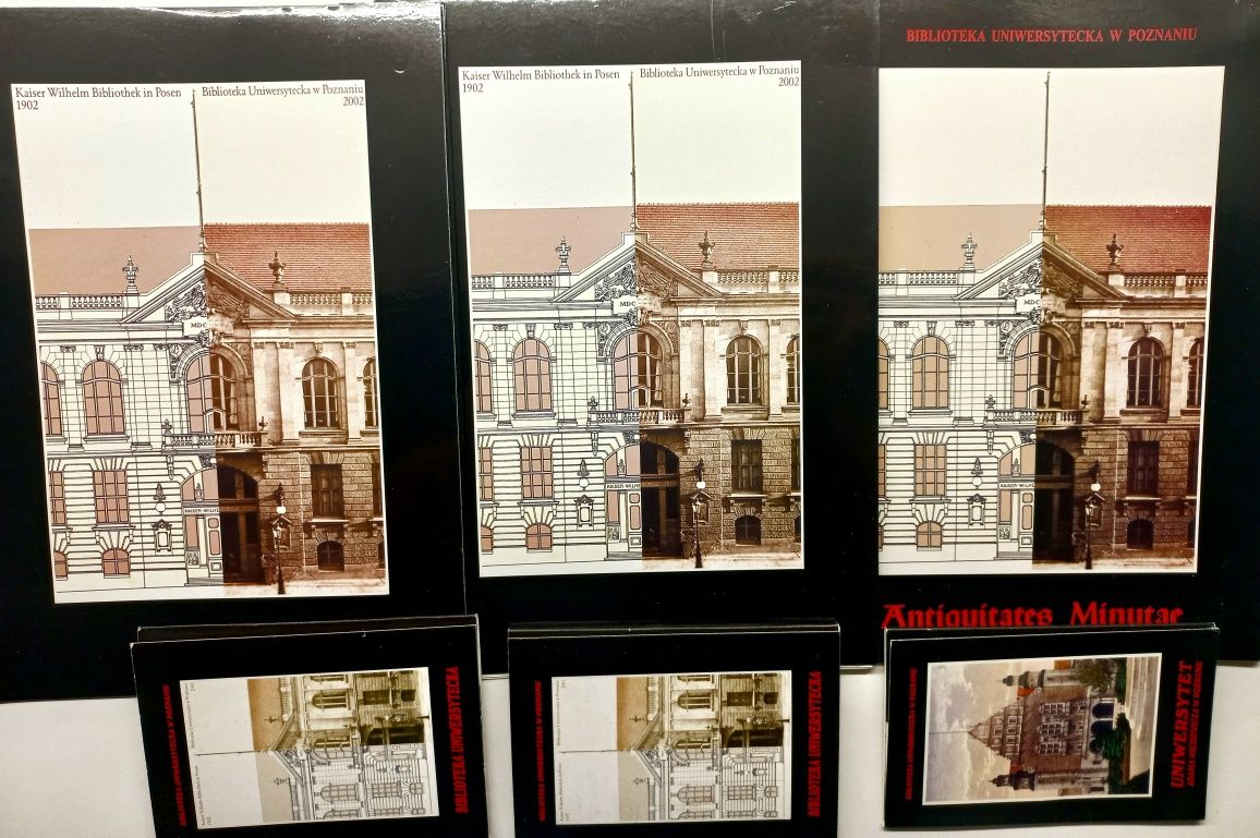 komplet Biblioteka Poznań pocztówki widokówki sztambuchy pamiętniki